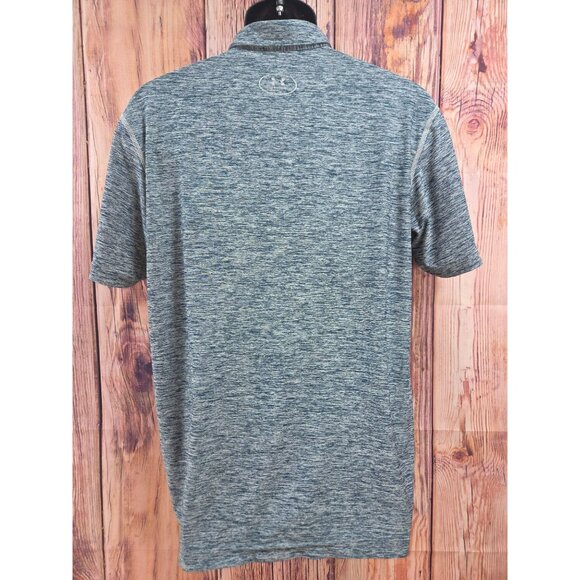 Under Armour Boys Loose Fit HeatGear Polo Shirt XL Blue ScentControl - Picture 2 of 9